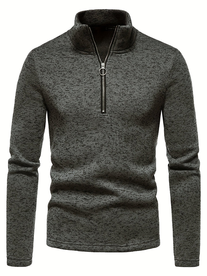 Levoire | Costumes En Tricot Pour Hommes Avec Zip À Mi-Hauteur Et Col Montant