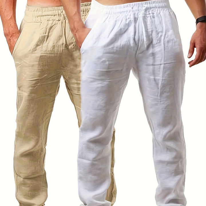 Levoire | Pantalons Unicolores Pour Hommes