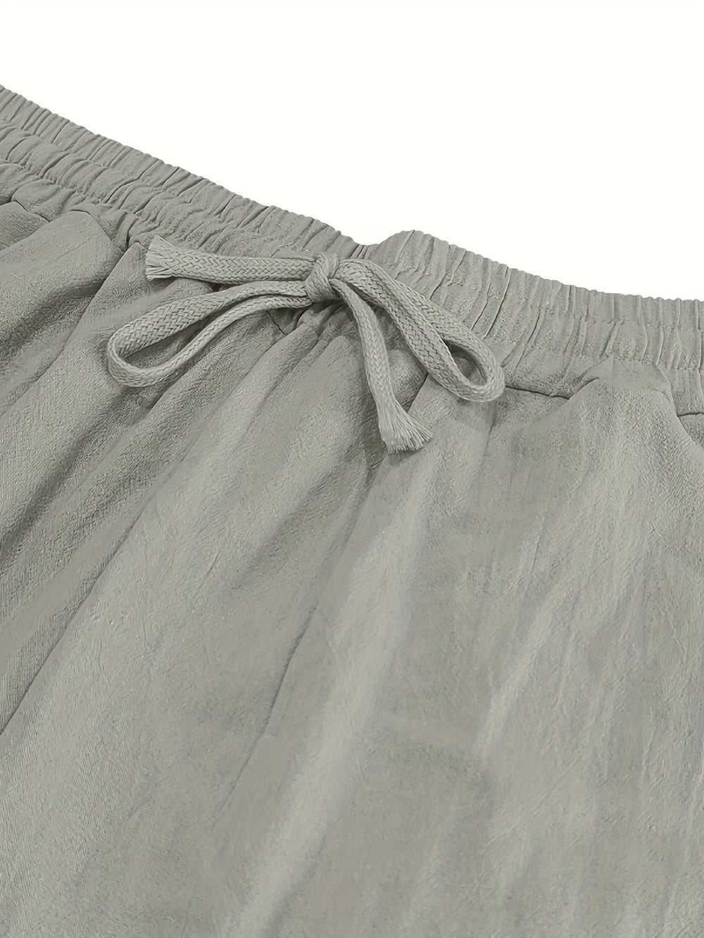 Levoire | Loisirs Coton Lin Pantalons Couleur Unie