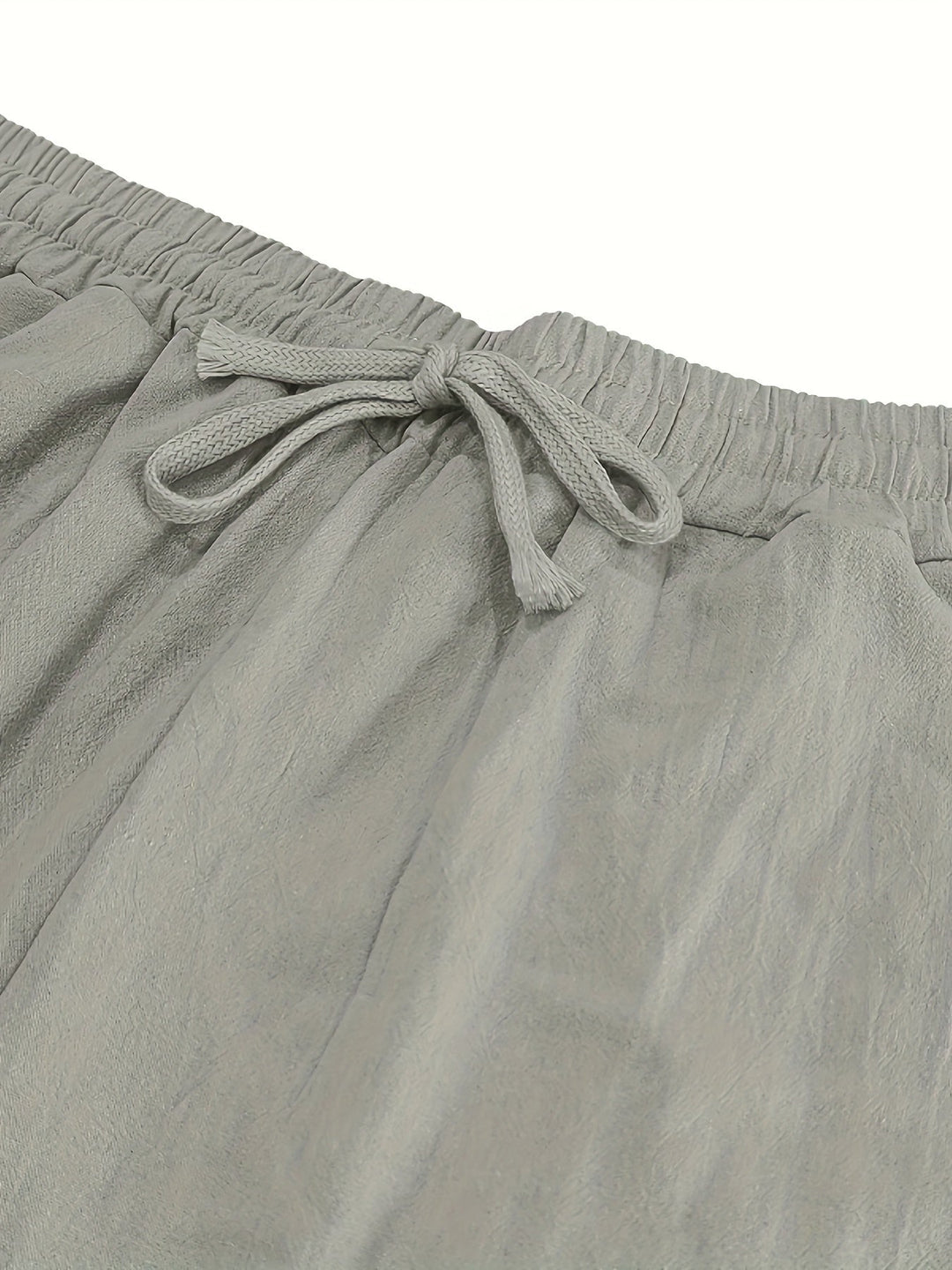Levoire | Loisirs Coton Lin Pantalons Couleur Unie