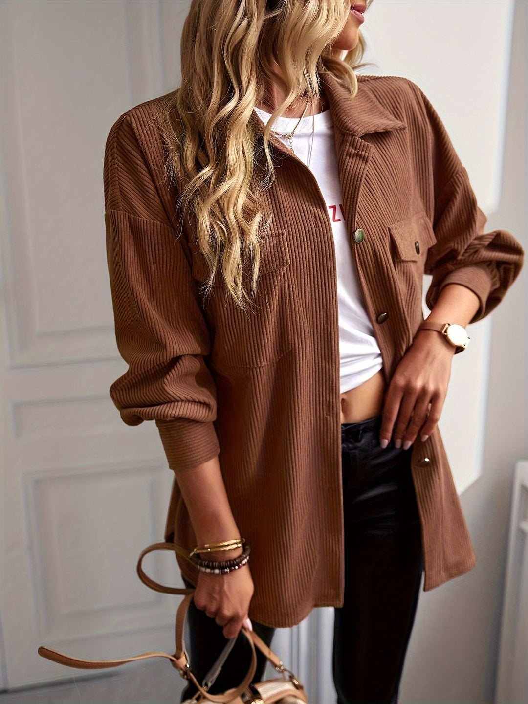 Levoire | Veste Avec Boutons Et Poches Pour Femmes
