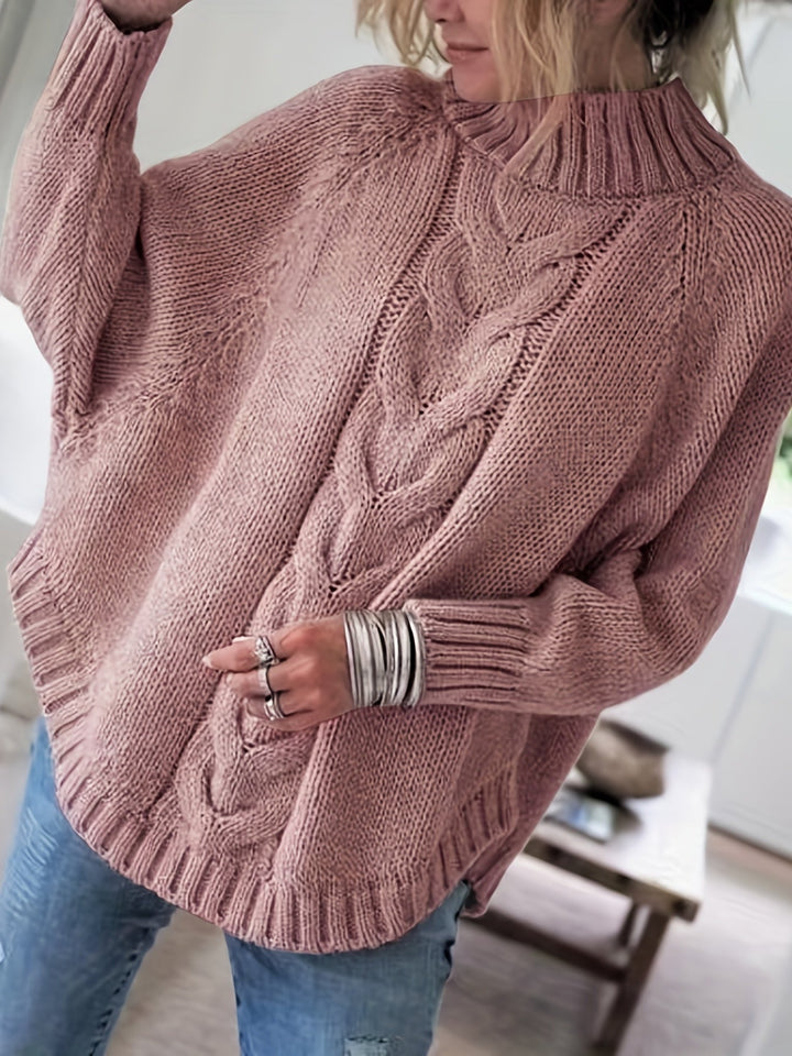 Levoire | Pull Élégant Et Vintage Rose pâle-gris