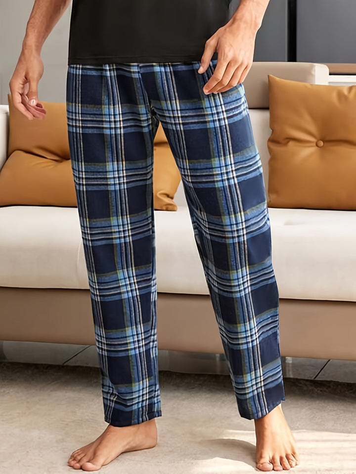 Levoire | Pantalons De Pyjama À Carreaux Pour Hommes