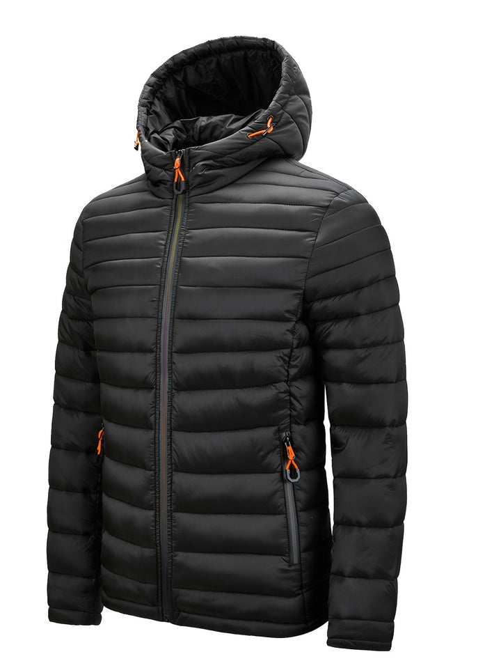 Levoire | Veste En Nylon Léger Matelassée Pour Hommes Avec Capuche