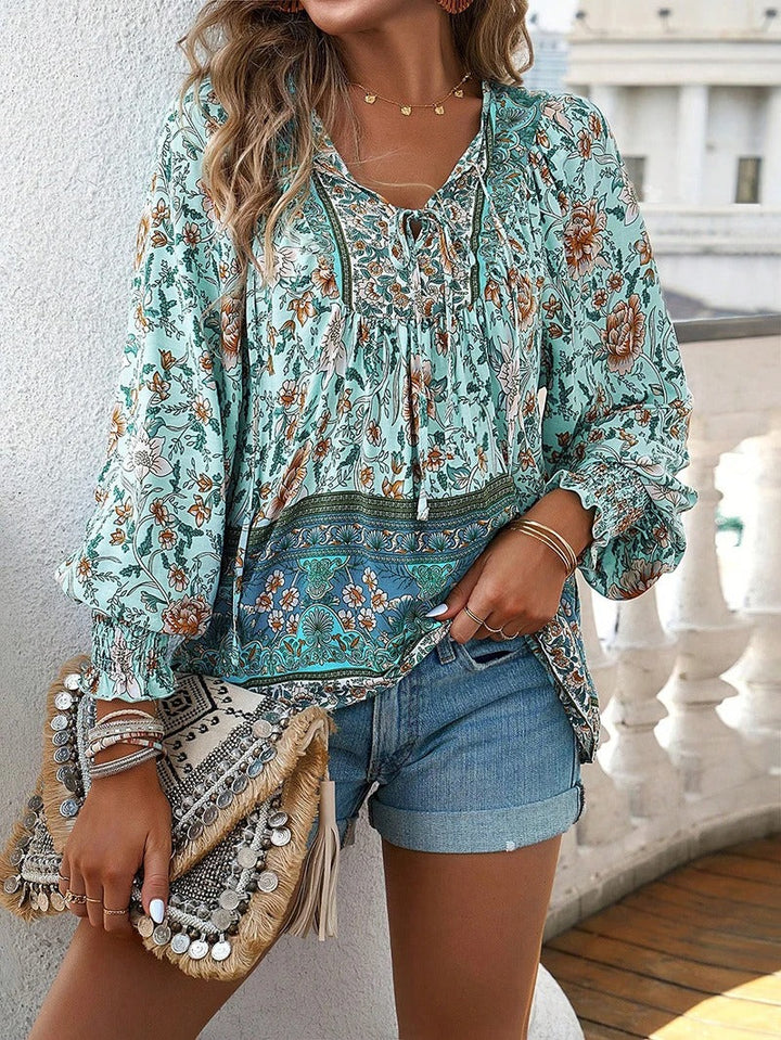 Levoire | Blouse Élégante Avec Fleurs