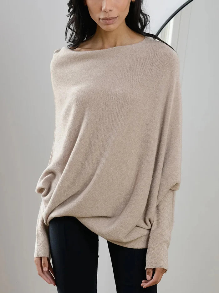Levoire pull drapé Hellebraun Une taille