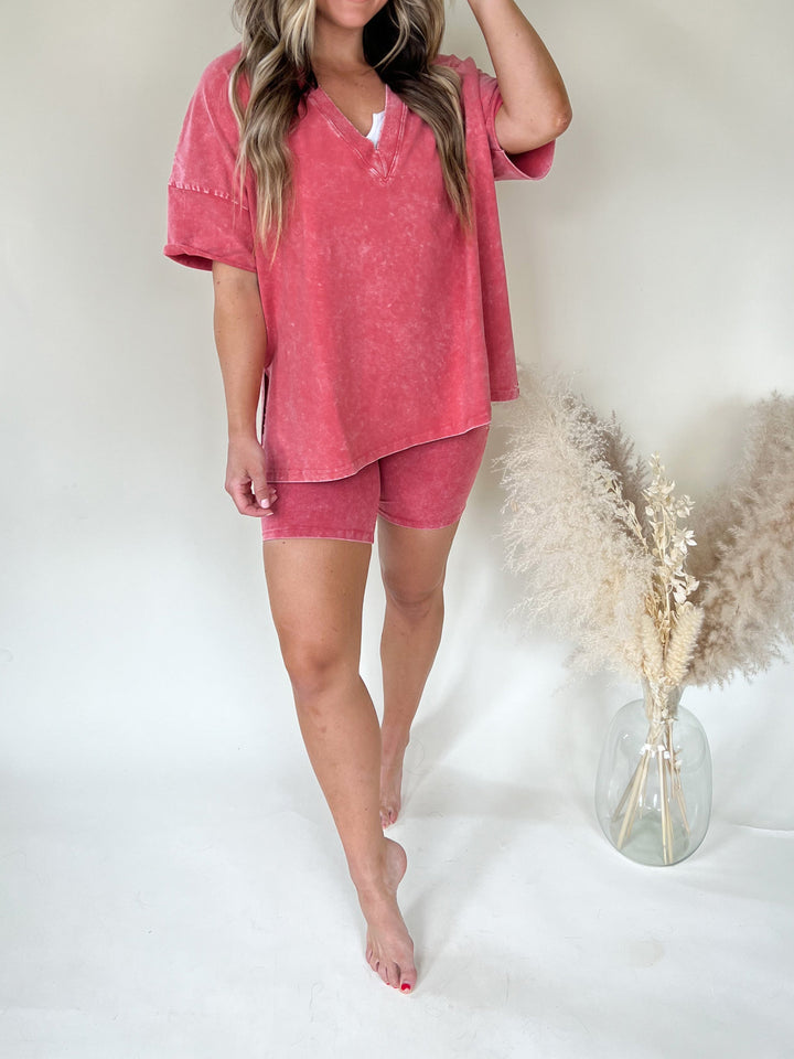 Levoire | Tenue D'Été Confortable Rosa