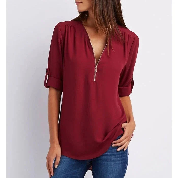 Levoire | Huppupaita avec zipper Bourgogne
