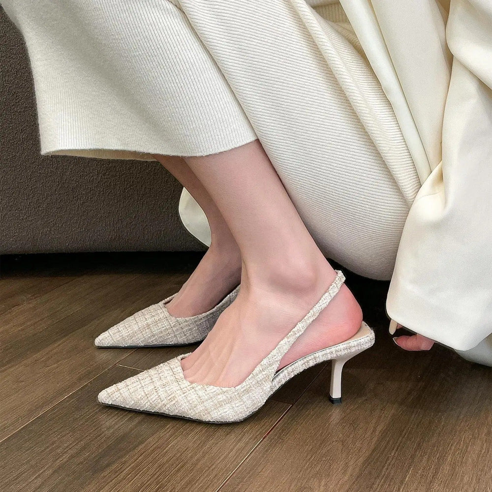 Levoire | Escarpins avec motif diamant Brun clair