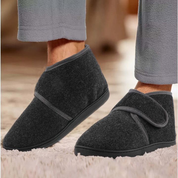 Levoire | Chaussures De Maison Pour Hommes Avec Une Solide Sangle De Cheville