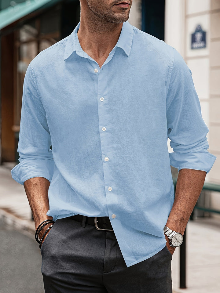Levoire | Chemise Décontractée À Manches Longues Pour Styles Décontractés