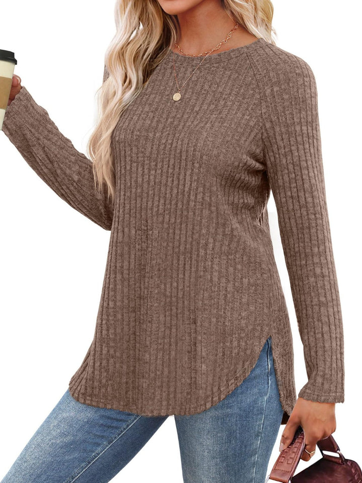 Levoire | Col rond T-shirt à manches raglan
