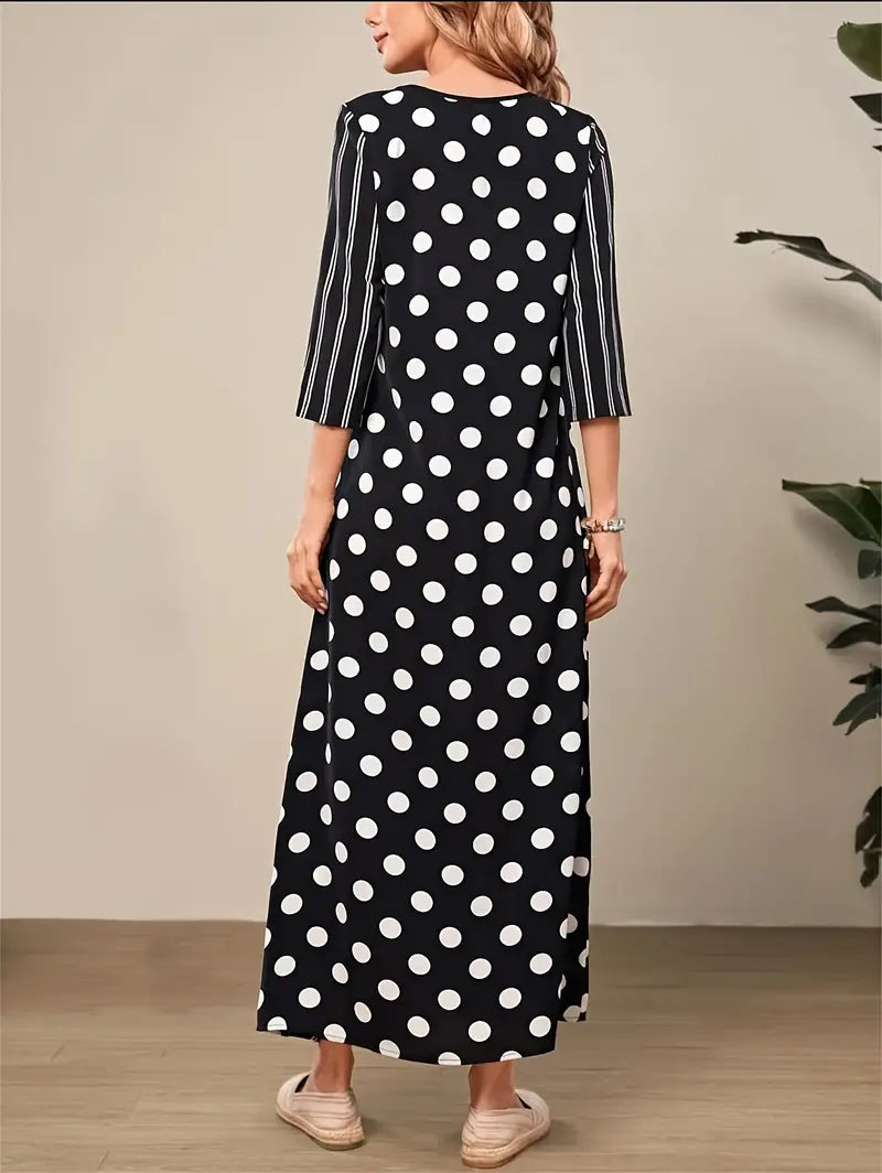 Levoire | Robe À Linéa A À Manches Longues Pour Le Printemps
