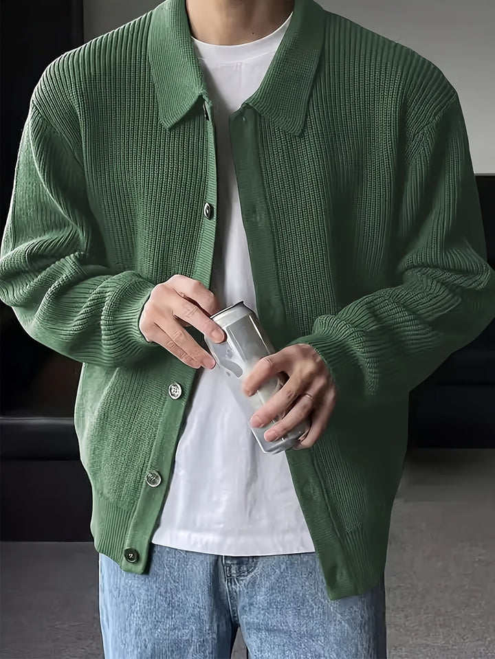 Levoire | Veste En Tricot Pour Homme Avec Détails Boutonnés