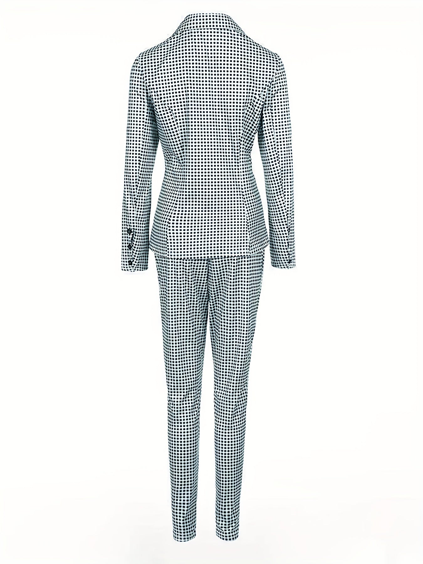 Levoire | Veste À Imprimé À Carreaux Et Pantalons Ensemble Deux Pièces