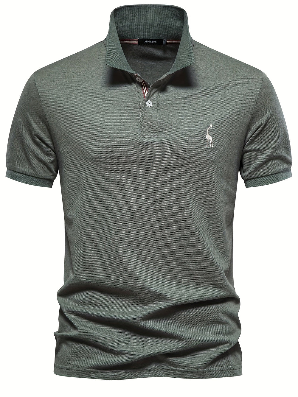 Levoire | Chemise Pour Hommes Unie Avec Motif De Girafe