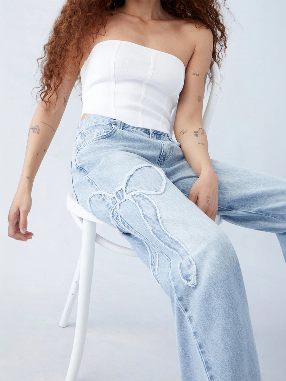 Levoire | Jean Baggy Bow