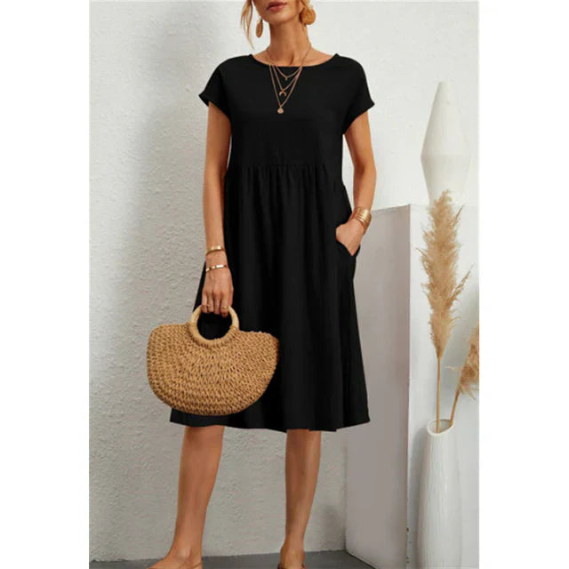 Levoire | Coupe Régulière - Robe En Jersey Noir