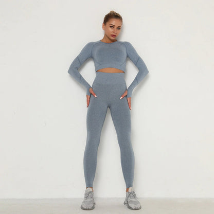 Levoire | Ensemble De Yoga Pour Femmes Bleu