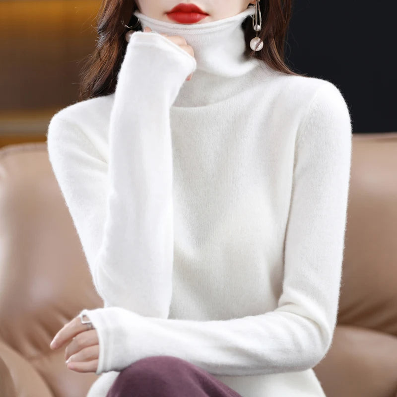 Levoire | Pull En Cachemire Bliss Blanc