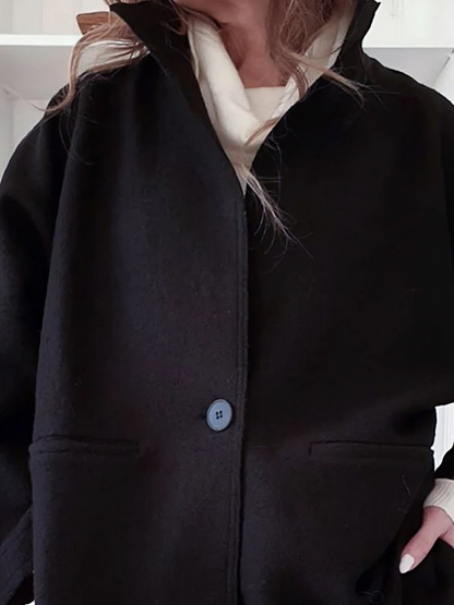 Levoire | Veste En Tricot Ample À Manches Longues Avec Boutons