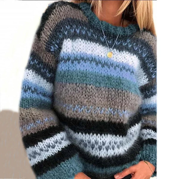 Levoire | Jersey Jacquard Coloré Couleur bleu
