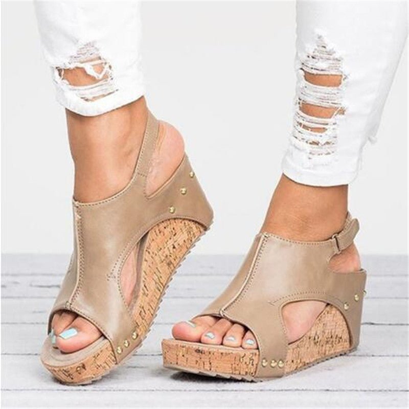 Levoire | Sandales À Plateforme Pour Femmes Beige