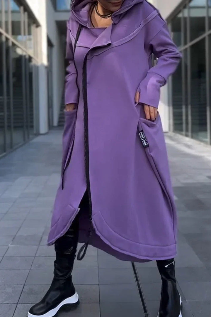 Levoire | Manteau Long Avec Capuche Violeta
