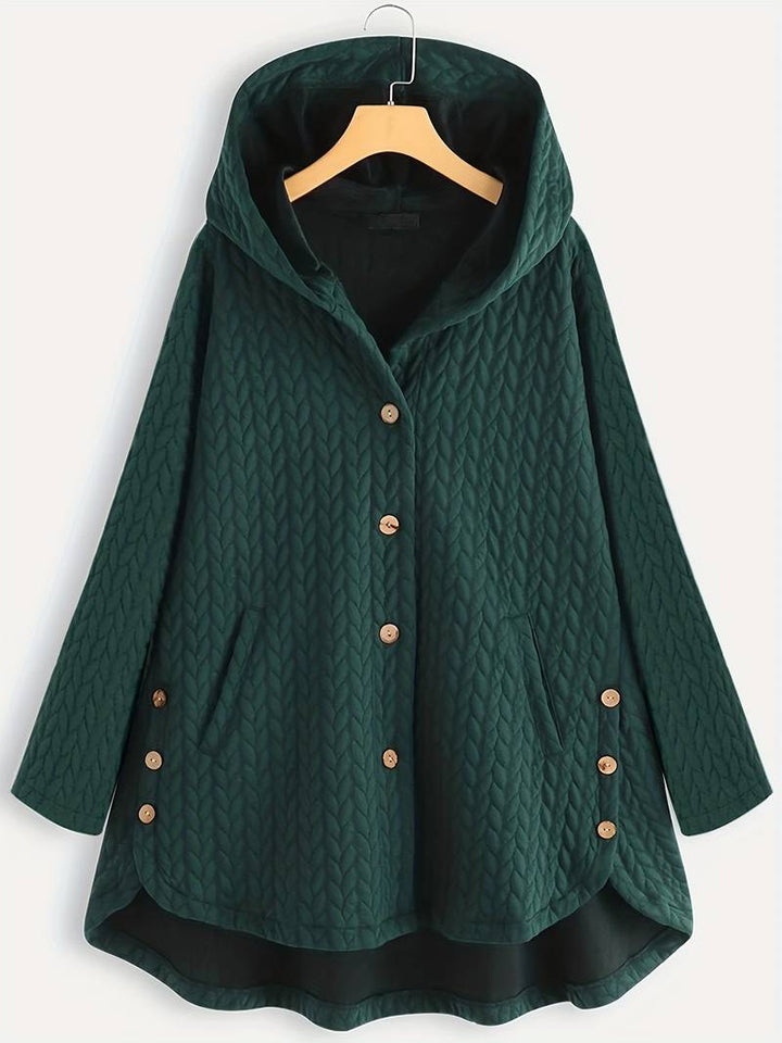 Levoire | Élégant cardigan chaud Vert foncé