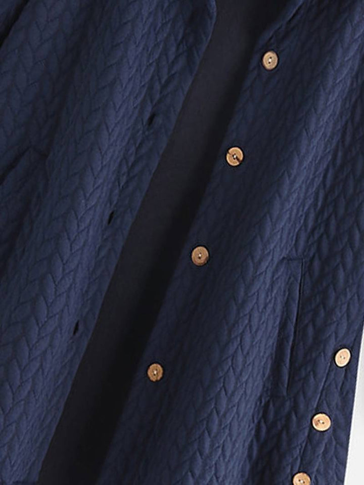 Levoire | Veste À Capuche À Manches Longues Chaude Avec Bouton