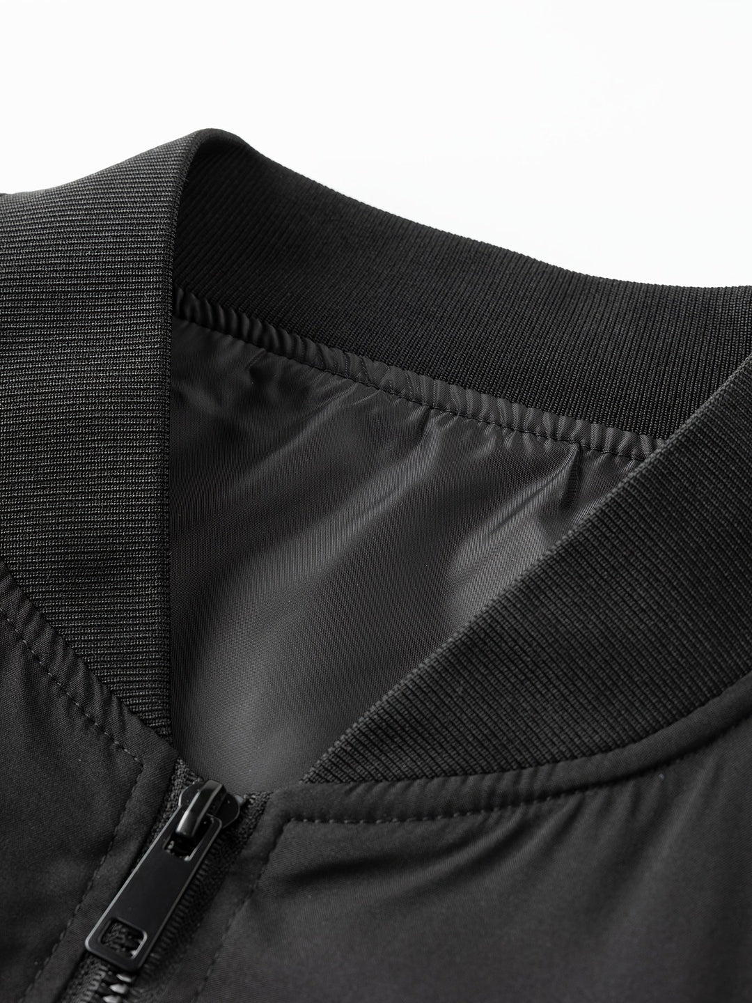 Levoire | Veste Bomber Unicolore Avec Col Baseball