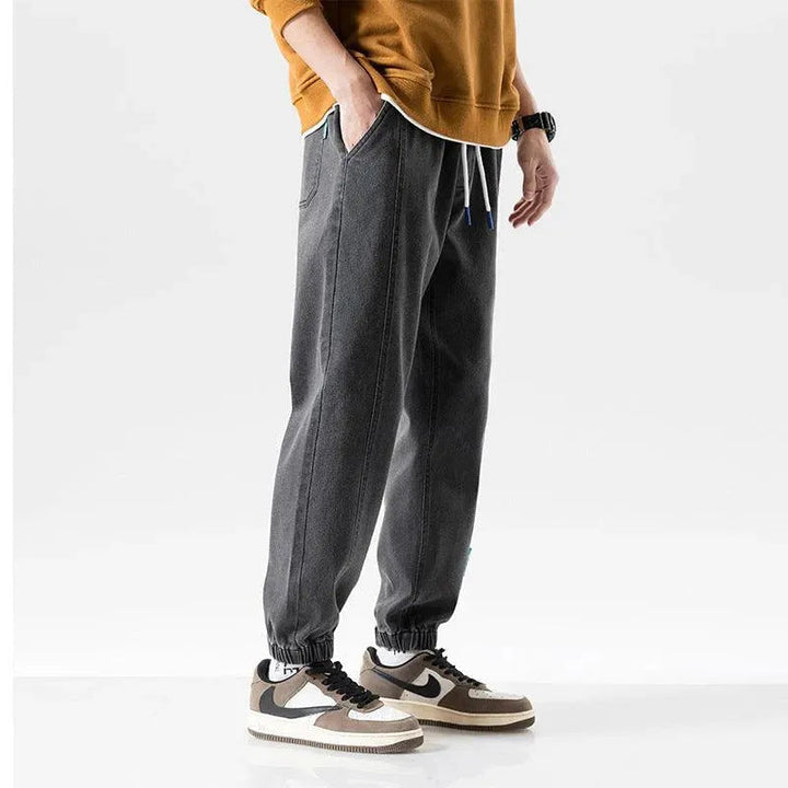 Levoire | Pantalons en jean pour hommes grande taille à jambe ample