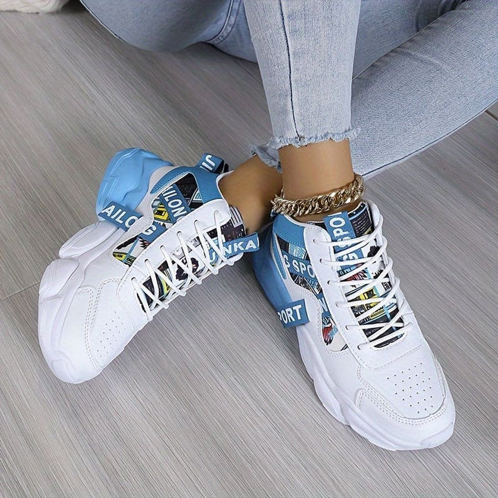 Levoire | Baskets De Loisir Colorblock Pour Femmes Bleu
