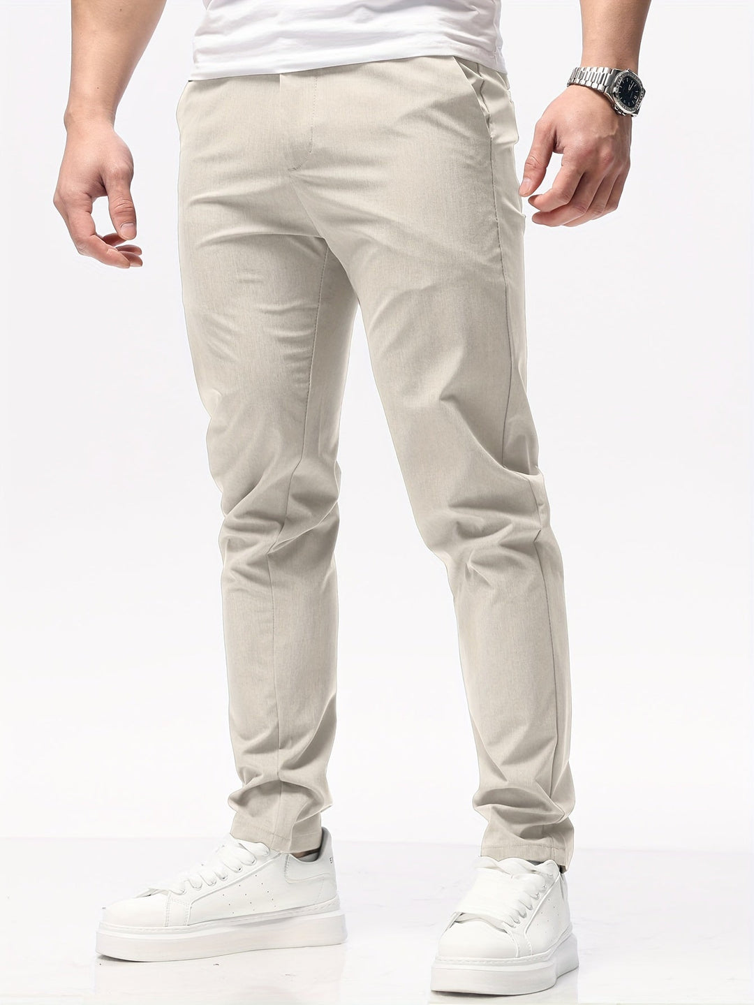 Levoire | Pantalons D'Affaires Confortables Pour Hommes Coupe Slim