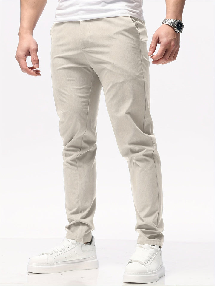 Levoire | Pantalons D'Affaires Confortables Pour Hommes Coupe Slim