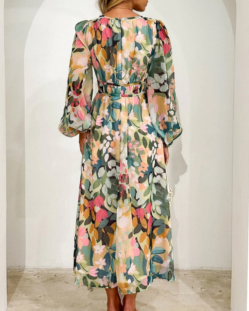 Levoire | Robe Maxi Boho À Fleurs
