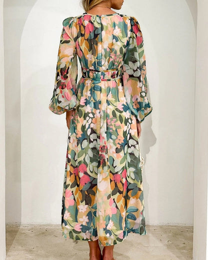 Levoire | Robe Maxi Boho À Fleurs