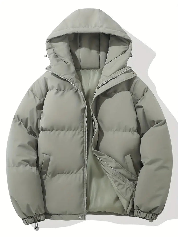 Levoire | Veste à capuche chaude classique Gris clair
