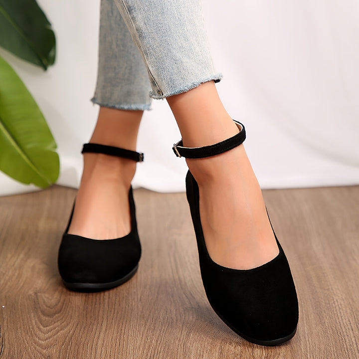 Levoire | Ballerines En Flanelle Simples Avec Des Boucles