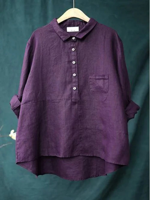Levoire | Napolipaita Fermeture À Boutons Lilas