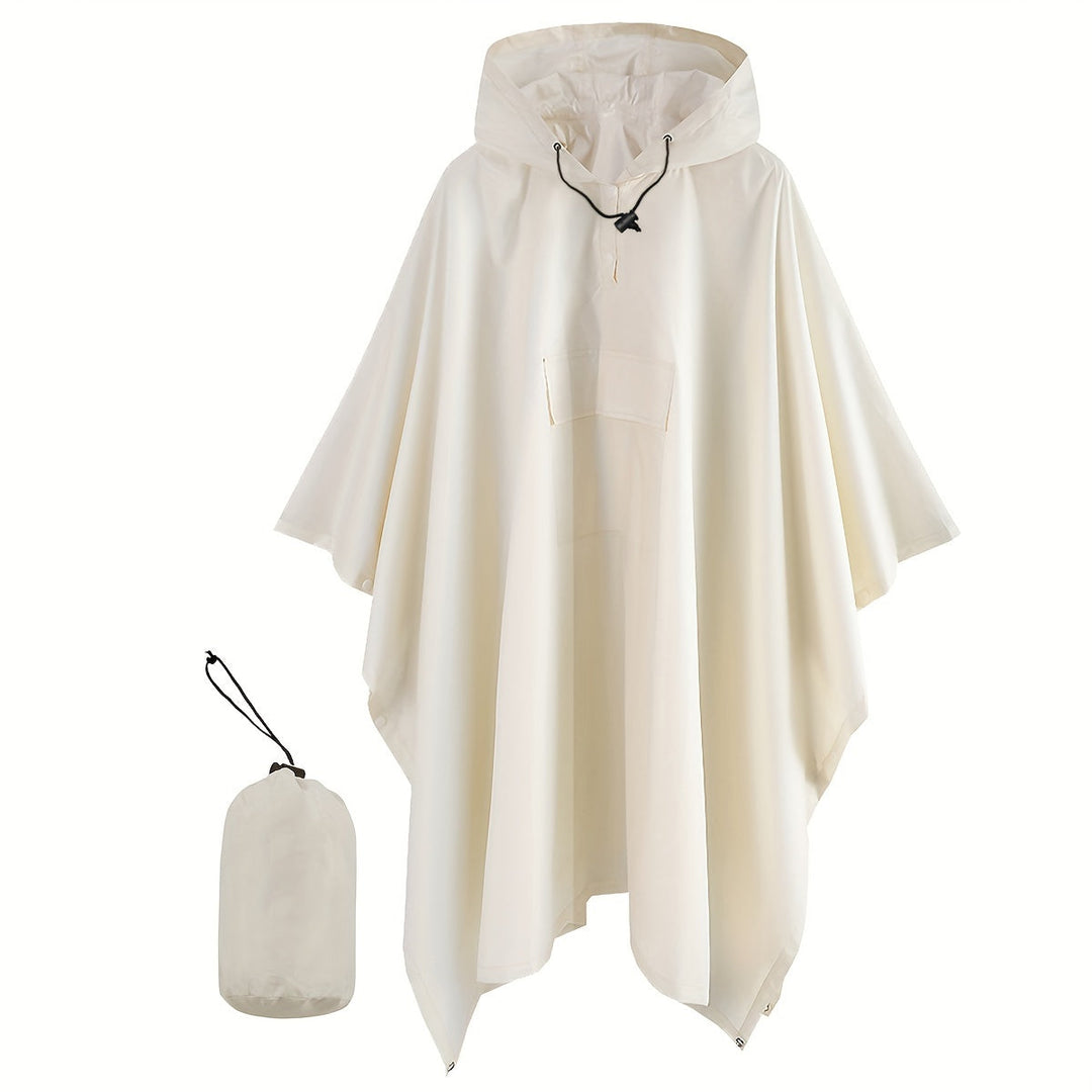 Levoire | Veste De Pluie Réversible Imperméable Avec Capuche Blanc