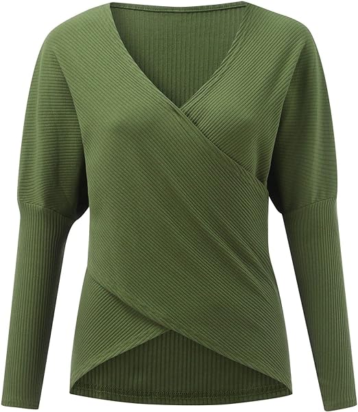 Levoire | Risti Pull V Décolleté Vert