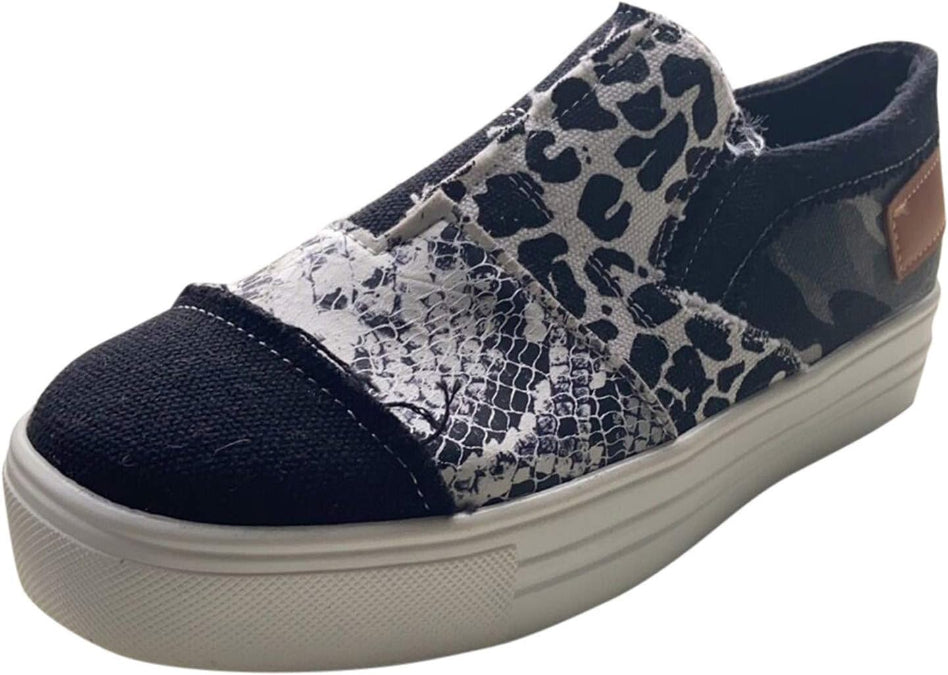 Levoire | Slipper en denim pour femmes Noir