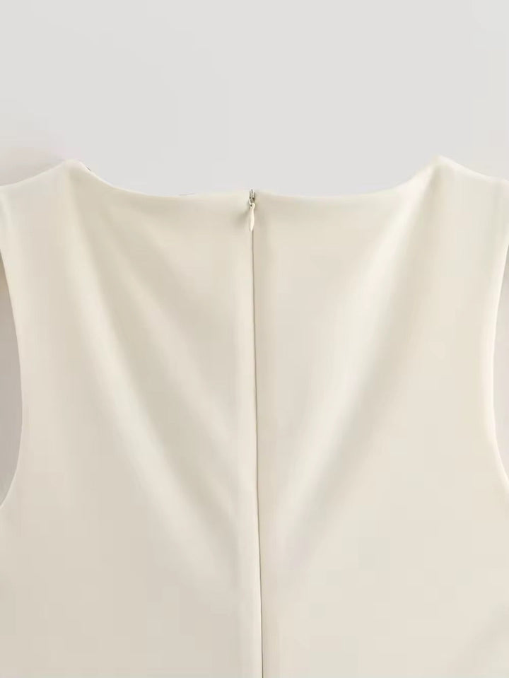 Levoire | Robe Midi Élégante À Découpe