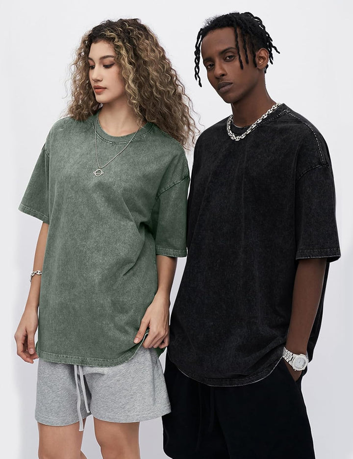 Levoire | T-Shirt Vintage 100% Coton Col Rond