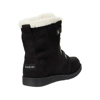 Levoire | Bottes Noires Babe En Faux Cuir Confortables Et Douillettes