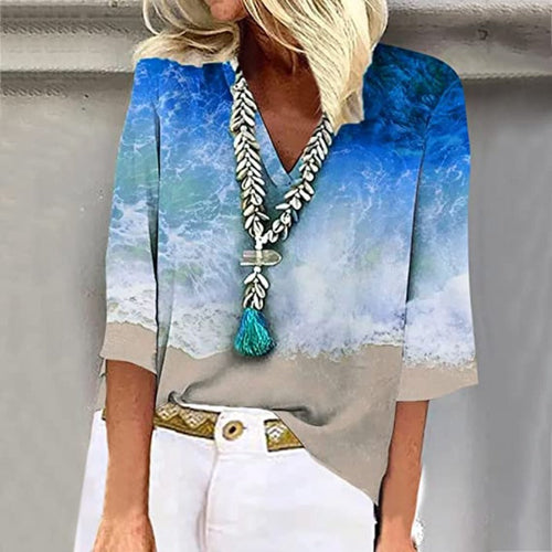 Levoire | Blouse Pour Dames Encolure En V Flatteuse