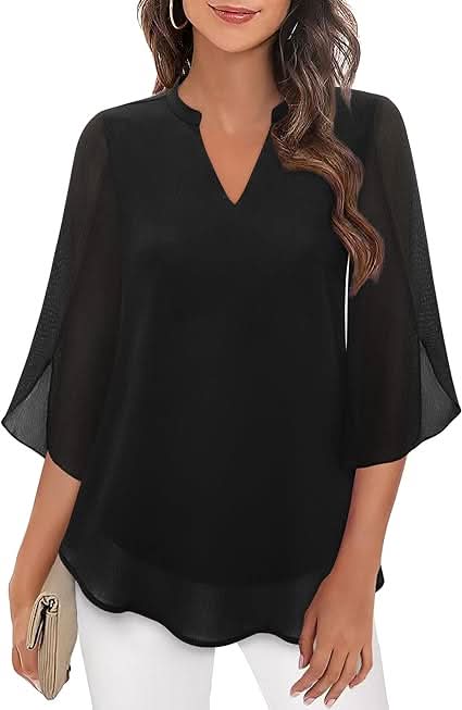 Levoire | Blouse De Superposition Chic Avec Coupe Flatteuse Noir