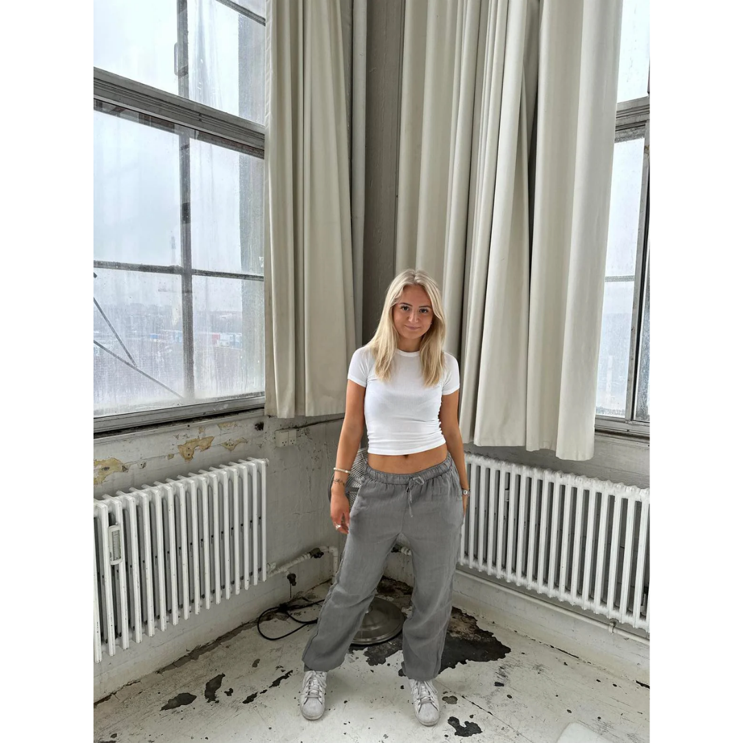 Levoire | Pantalon Femme avec cordon Gris
