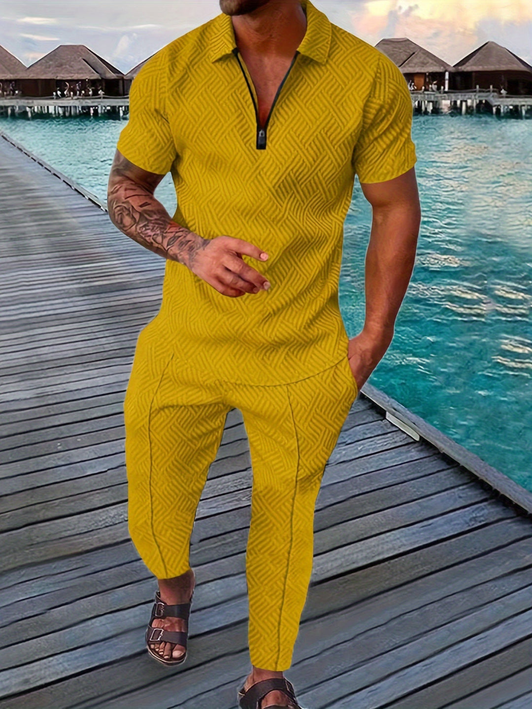 Levoire | Ensemble De Loisirs 2 Pièces Homme Avec Haut Et Pantalon